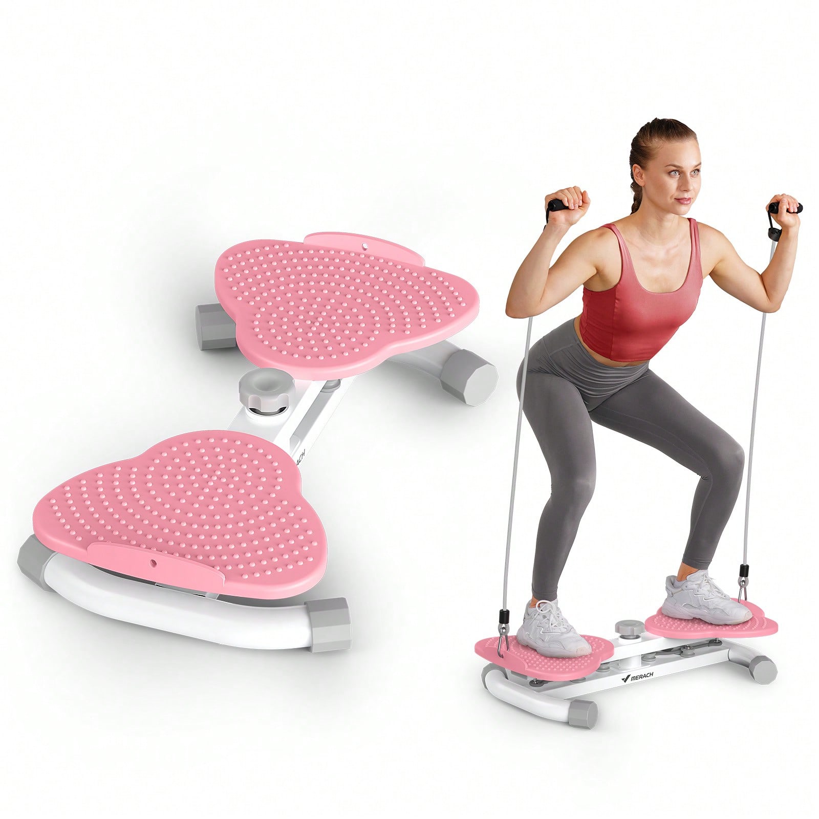 Home Gym All In One - MERACH Waist Ab Machine, 300 Lbs