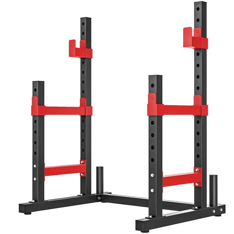 Home Gym Luxury - Soozier Adjustable Squat Rack, 660lbs Multi-Functional