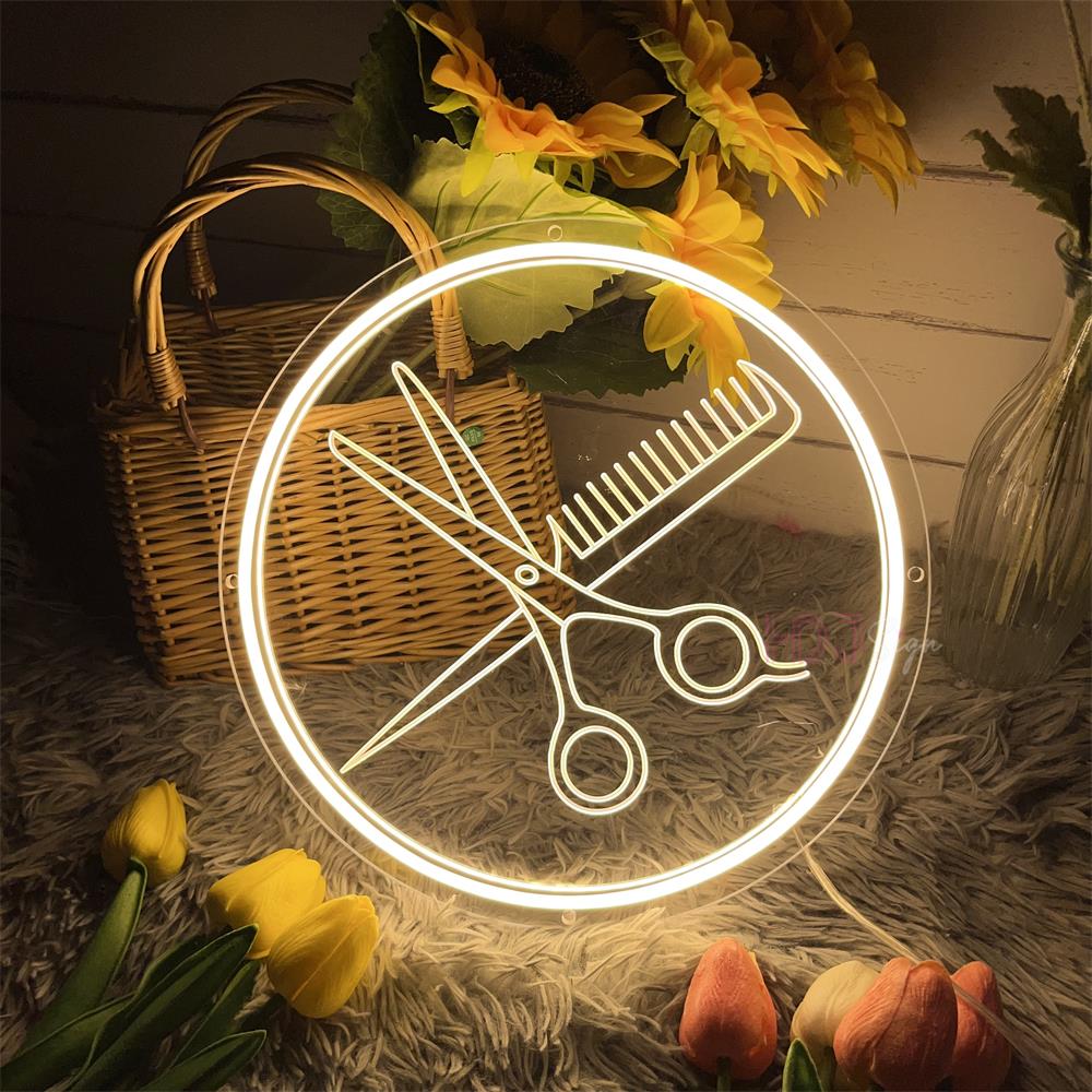 Hair Salon Neon Sign Light 3D  – обзор и цена Home Gym Neon Sign