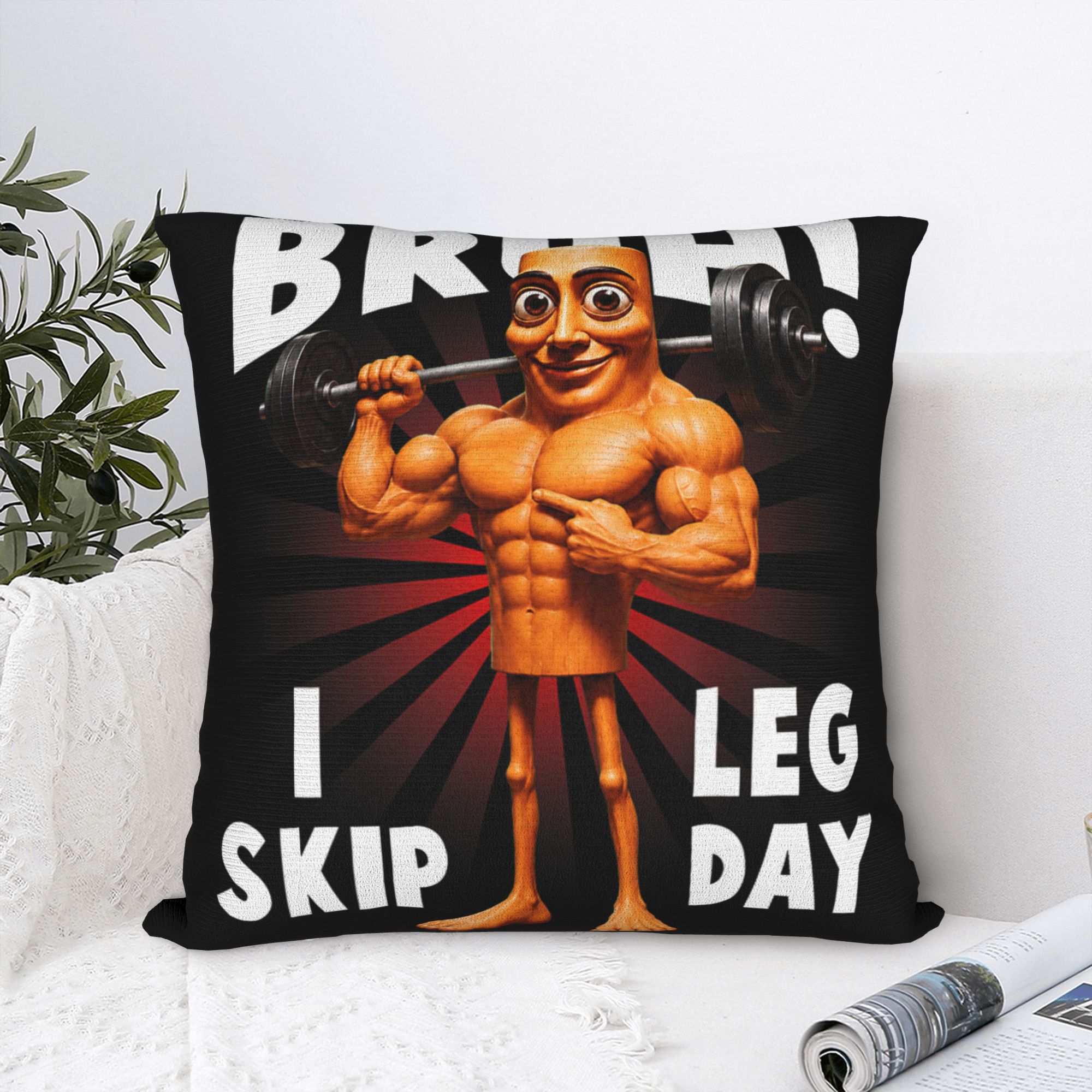 Bruh I Skip Leg Day Tung Tung  – обзор и цена Home Gym Leg Day