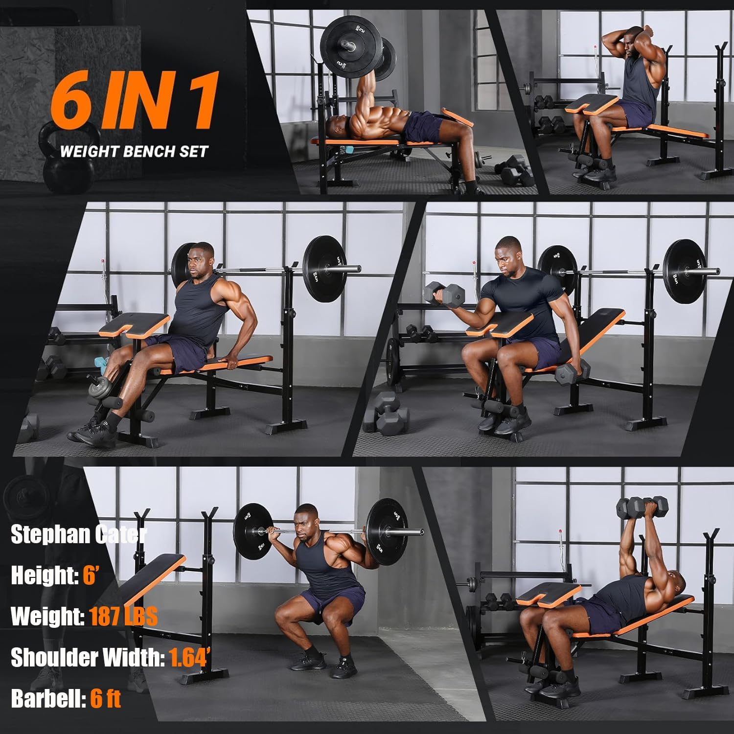 6-in-1 Space Saving Weight Ben – обзор и цена Home Gym Usa