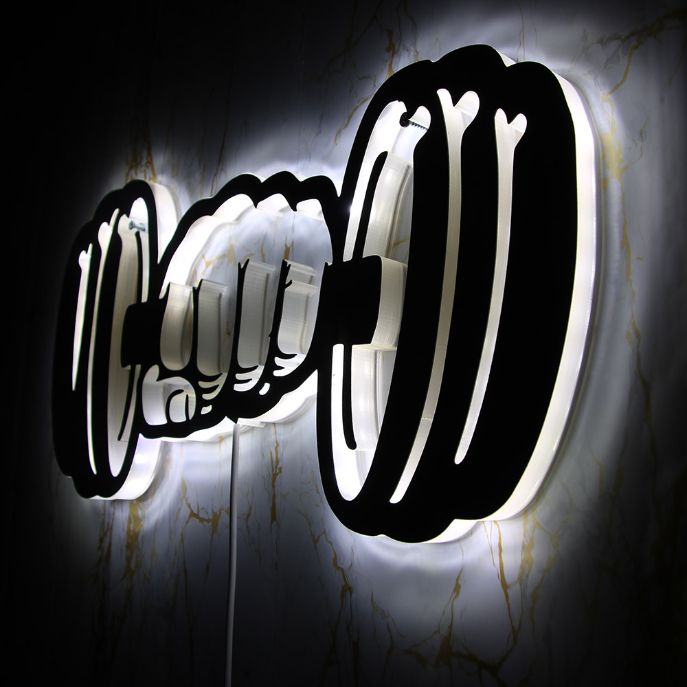 Dumbbells Strength LED Wall Li – обзор и цена Home Gym Neon Sign