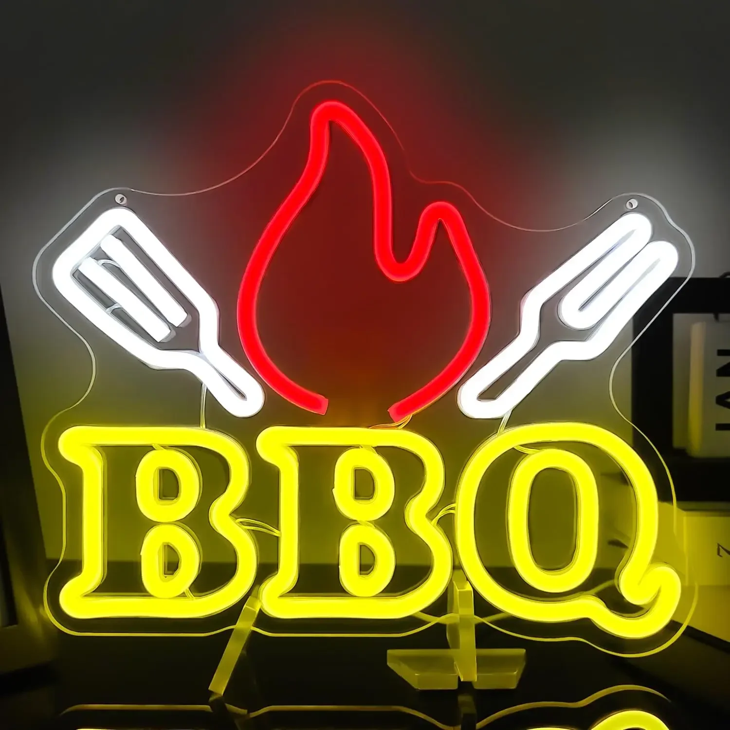 BBQ Neon Signs for Wall Decor  – обзор и цена Home Gym Neon Sign