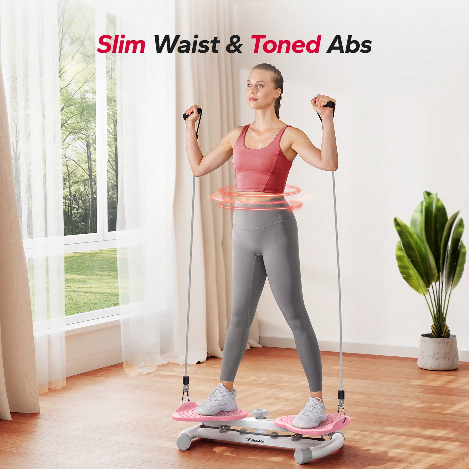 MERACH Waist Ab Machine, 300 L – обзор и цена Home Gym All In One