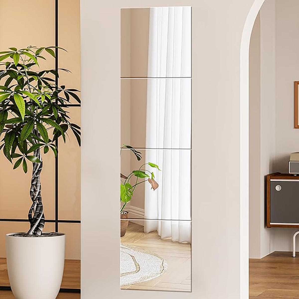 4Pcs Acrylic Mirror Wall Stick – обзор и цена Home Gym Installation