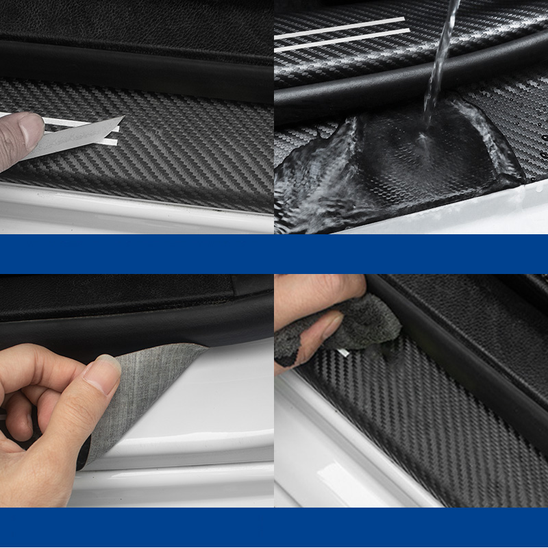 1/4/5/9Pcs Car Door Carbon Fib – обзор и цена Weight Plate Bumper