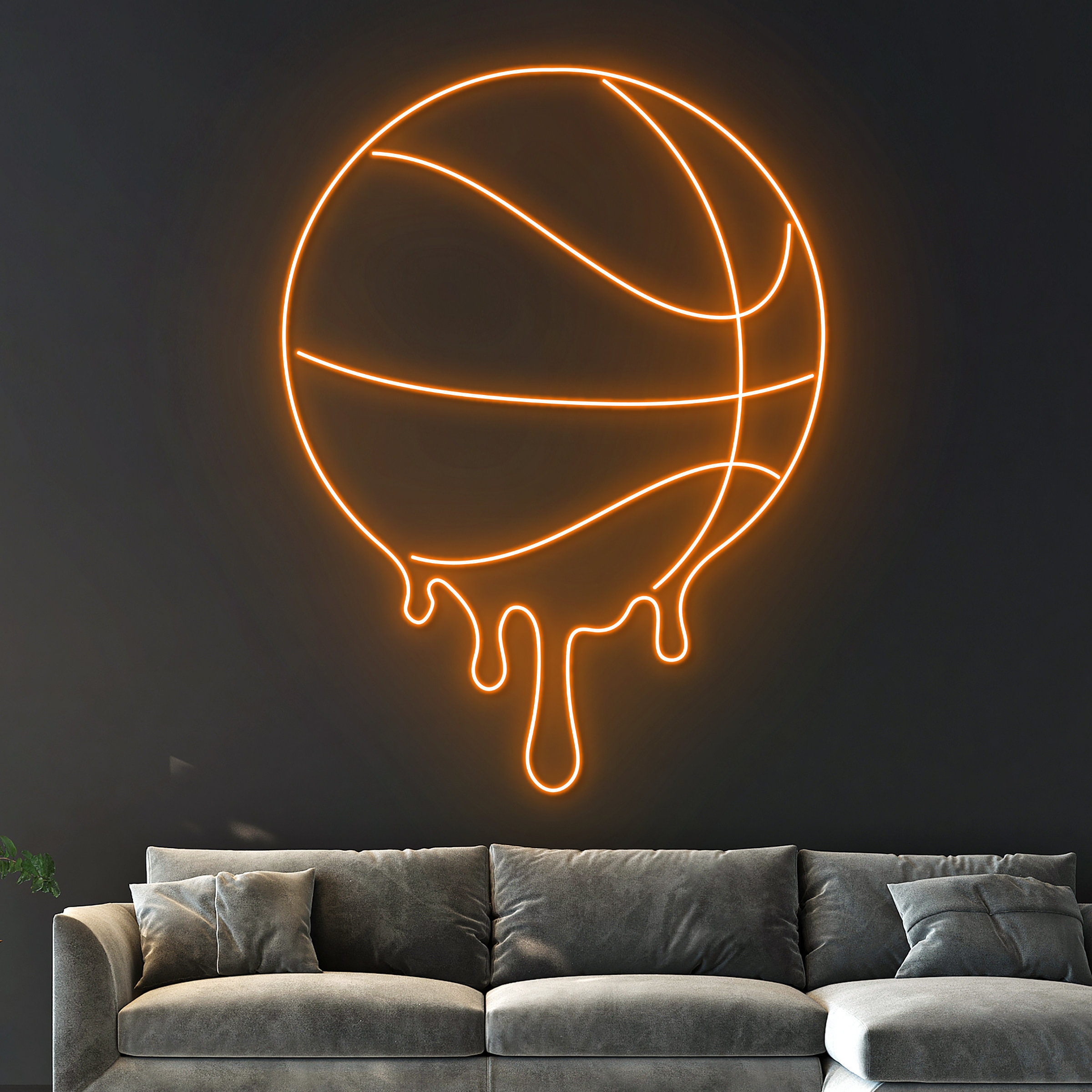 Basketball Neon Sign LED Neon  – обзор и цена Home Gym Neon Sign
