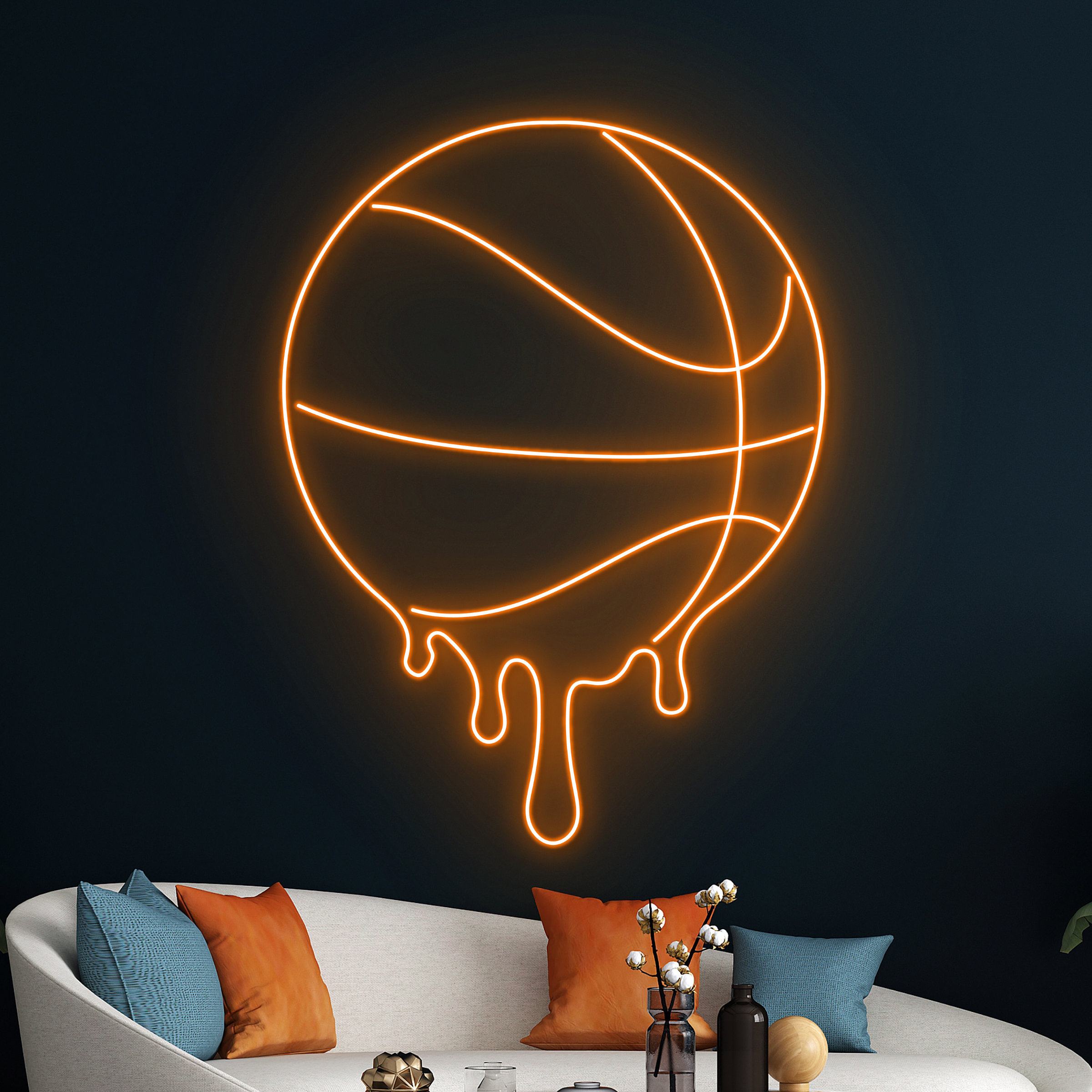 Basketball Neon Sign LED Neon  – обзор и цена Home Gym Neon Sign
