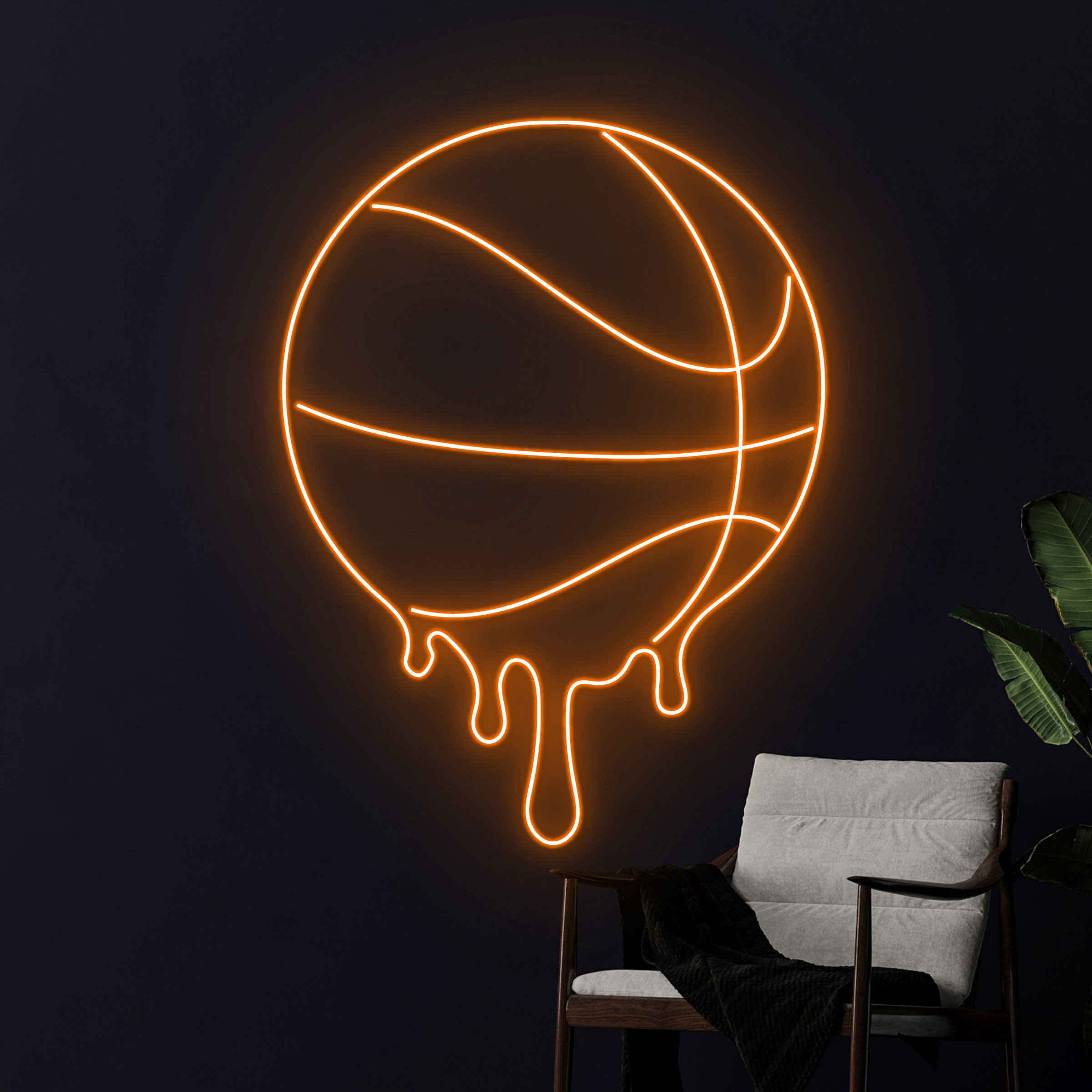 Basketball Neon Sign LED Neon  – обзор и цена Home Gym Neon Sign