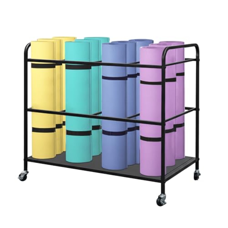 Yoga Mat Rack Storage Basket w – обзор и цена Home Gym All In One