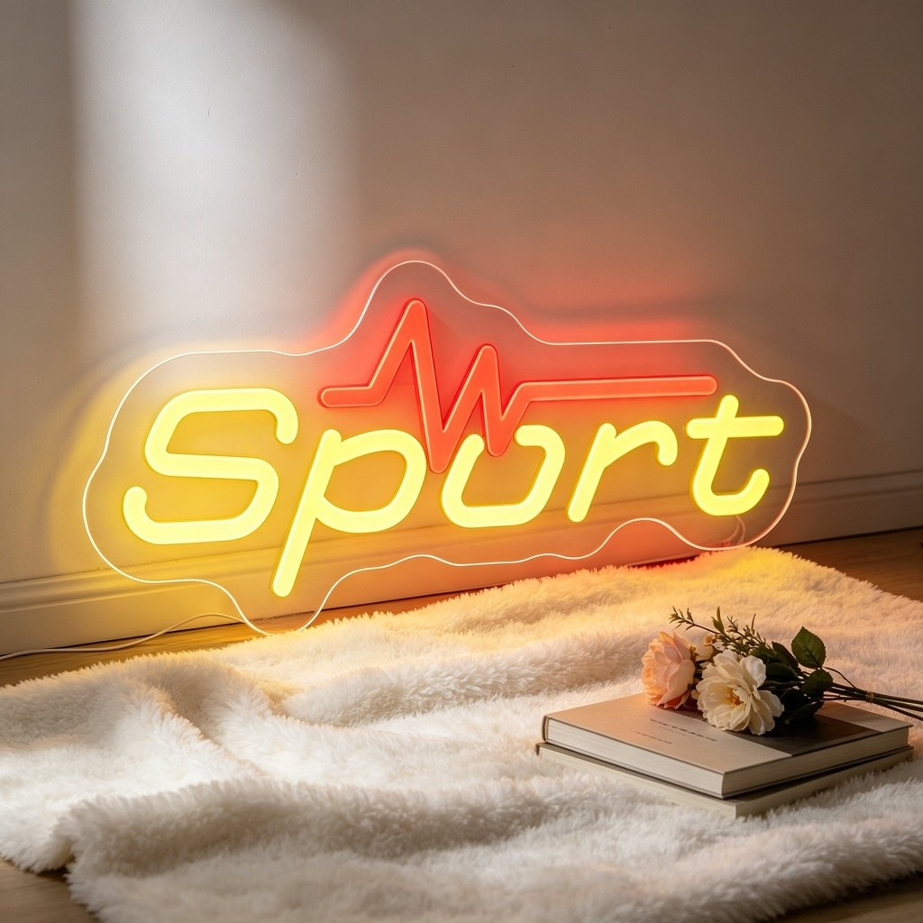 Sport Neon Sign LED USB Dimmab – обзор и цена Home Gym Neon Sign
