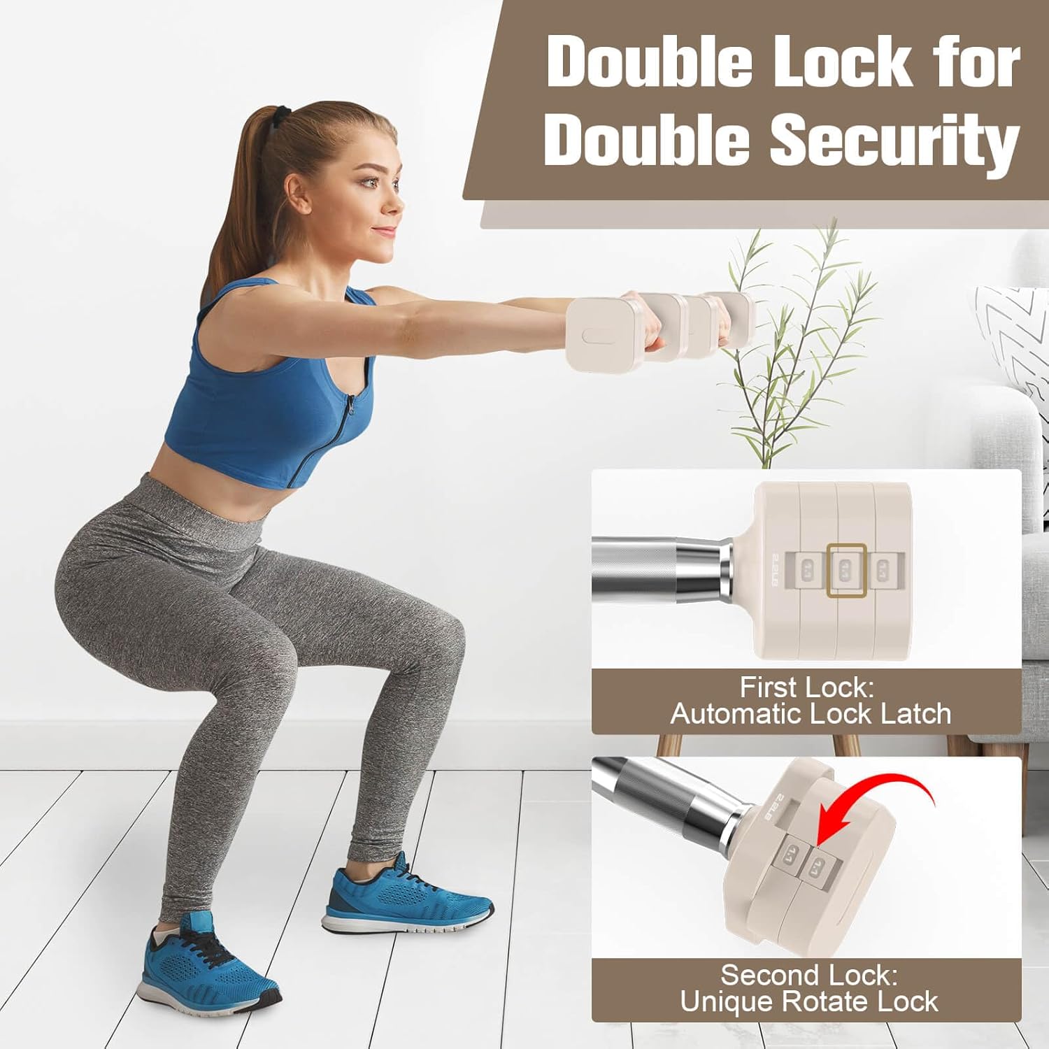 Adjustable Dumbbells Set, 22LB – обзор и цена Home Gym Usa