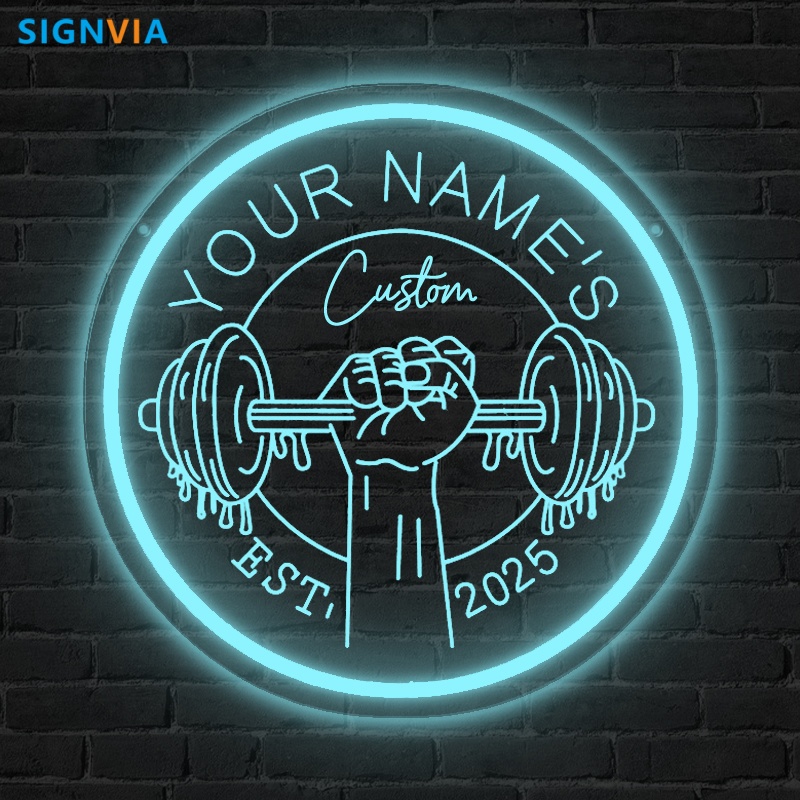 Custom LED Gym Neon Sign Barbe – обзор и цена Home Gym Neon Sign
