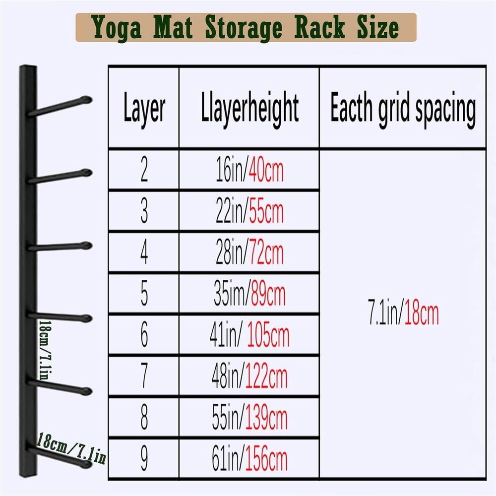 Gold 9-Tier Wall-Mounted Yoga  – обзор и цена Home Gym Gold