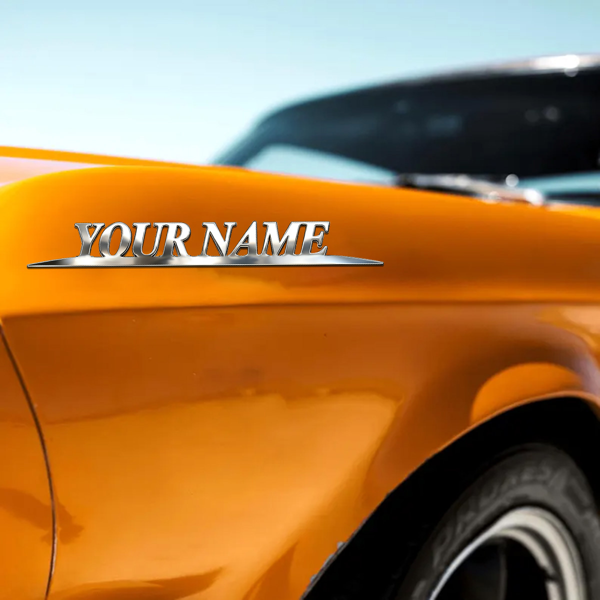 Metal Trendy YOUR NAME Sticker – обзор и цена Weight Plate Bumper