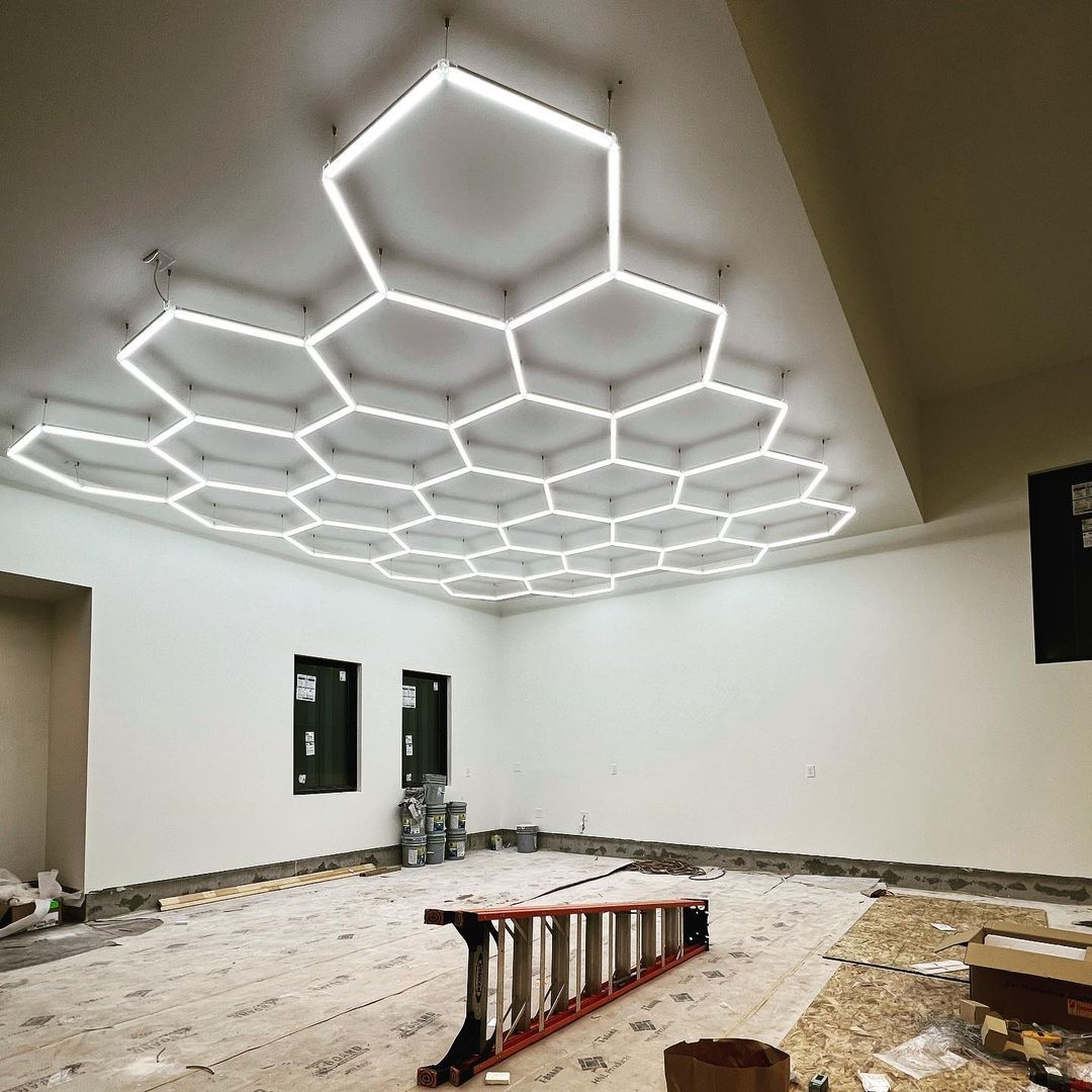 Hot Sell Hexagonal LED Light U – обзор и цена Home Gym Installation
