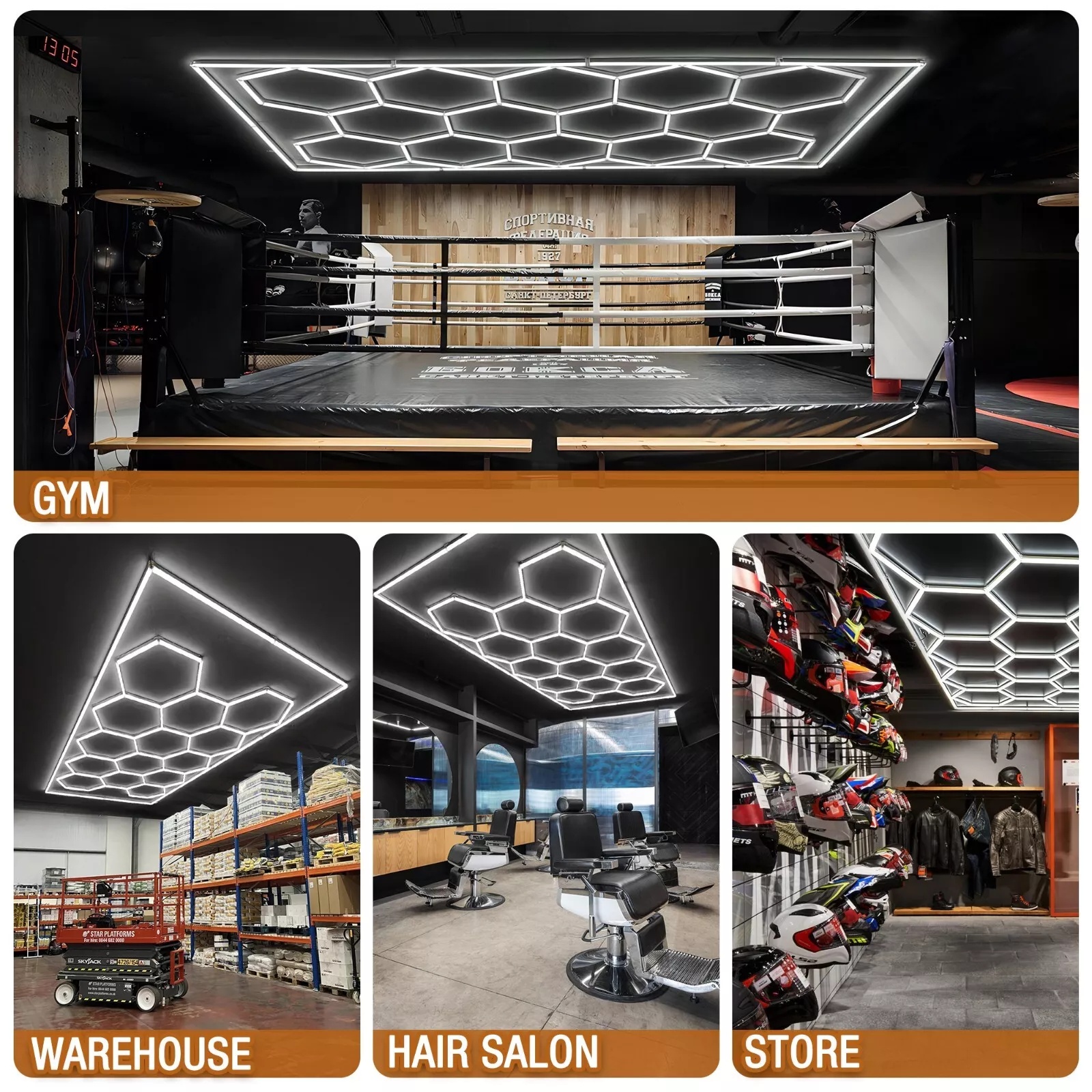 Hot Sell Hexagonal LED Light U – обзор и цена Home Gym Installation