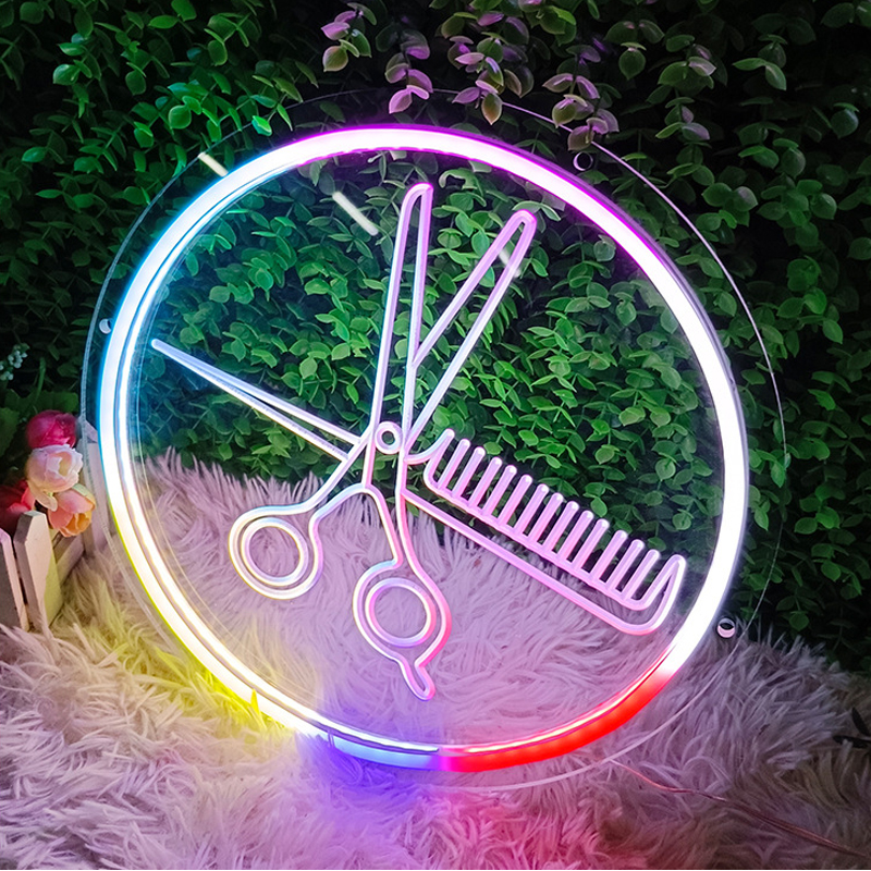 Bluetooth RGBIC Scissors Neon  – обзор и цена Home Gym Neon Sign