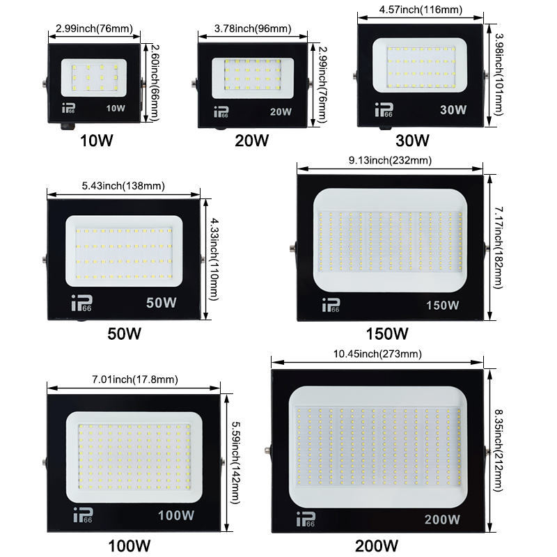 200W LED Flood light Spotlight – обзор и цена Home Gym Neon Sign