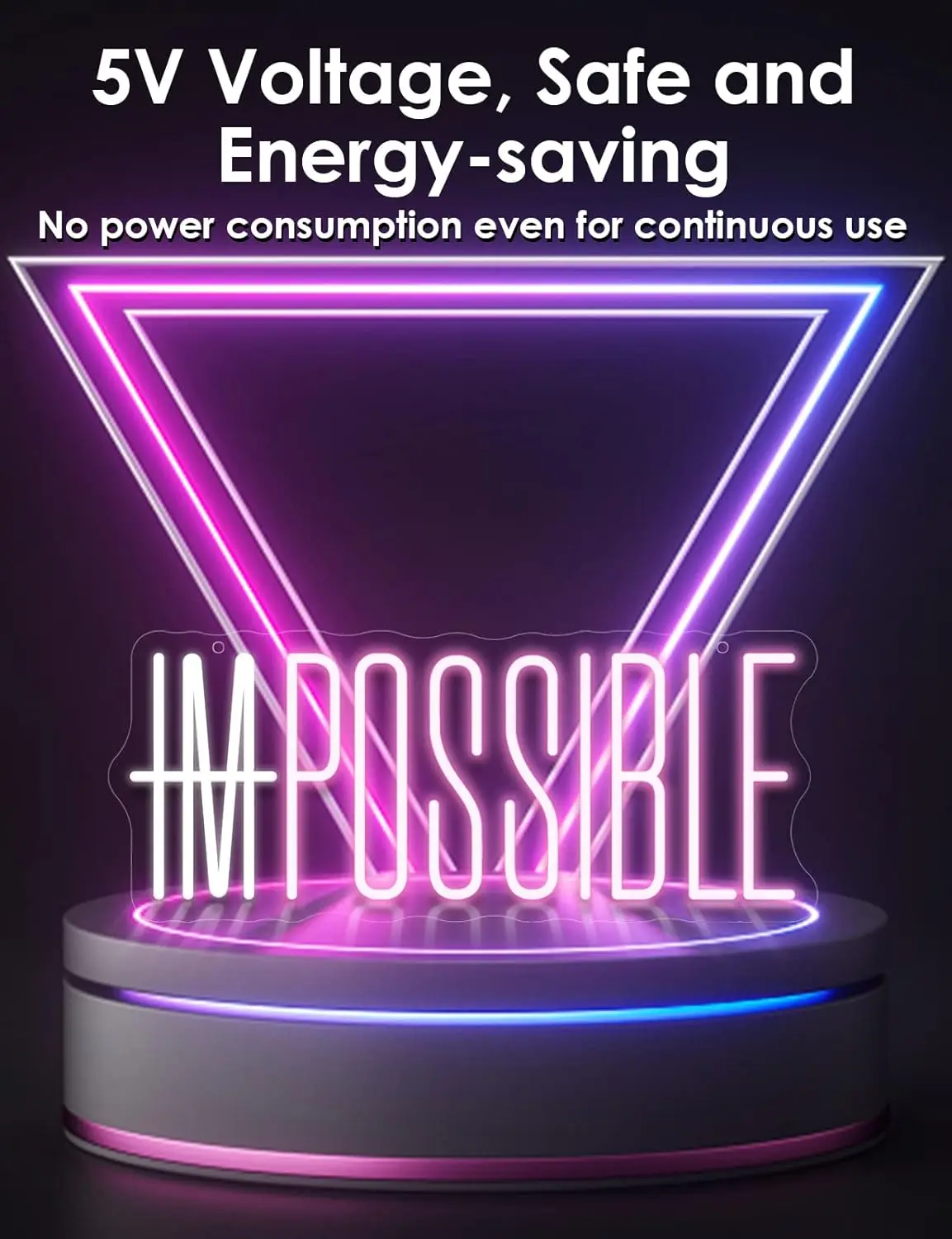 I'm Possible Neon Sign Party D – обзор и цена Home Gym Neon Sign