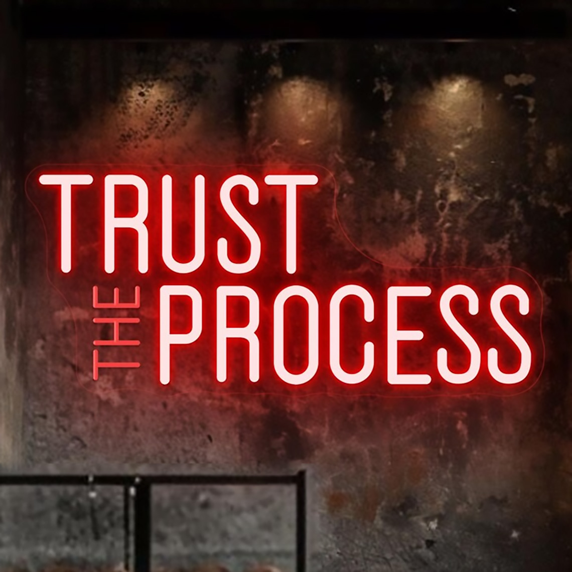 Trust The Process Neon Sign, C – обзор и цена Home Gym Neon Sign