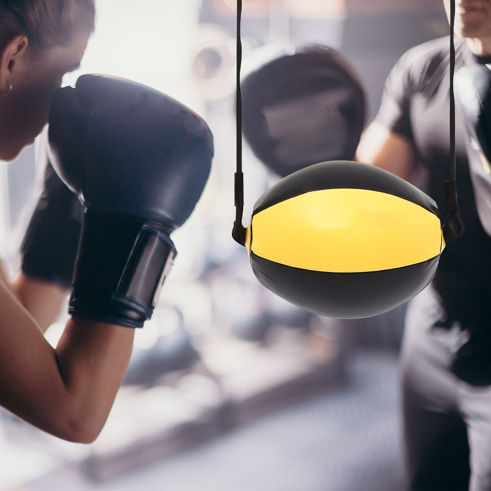 Black Yellow Double-End Speed  – обзор и цена Speed Bag Boxing