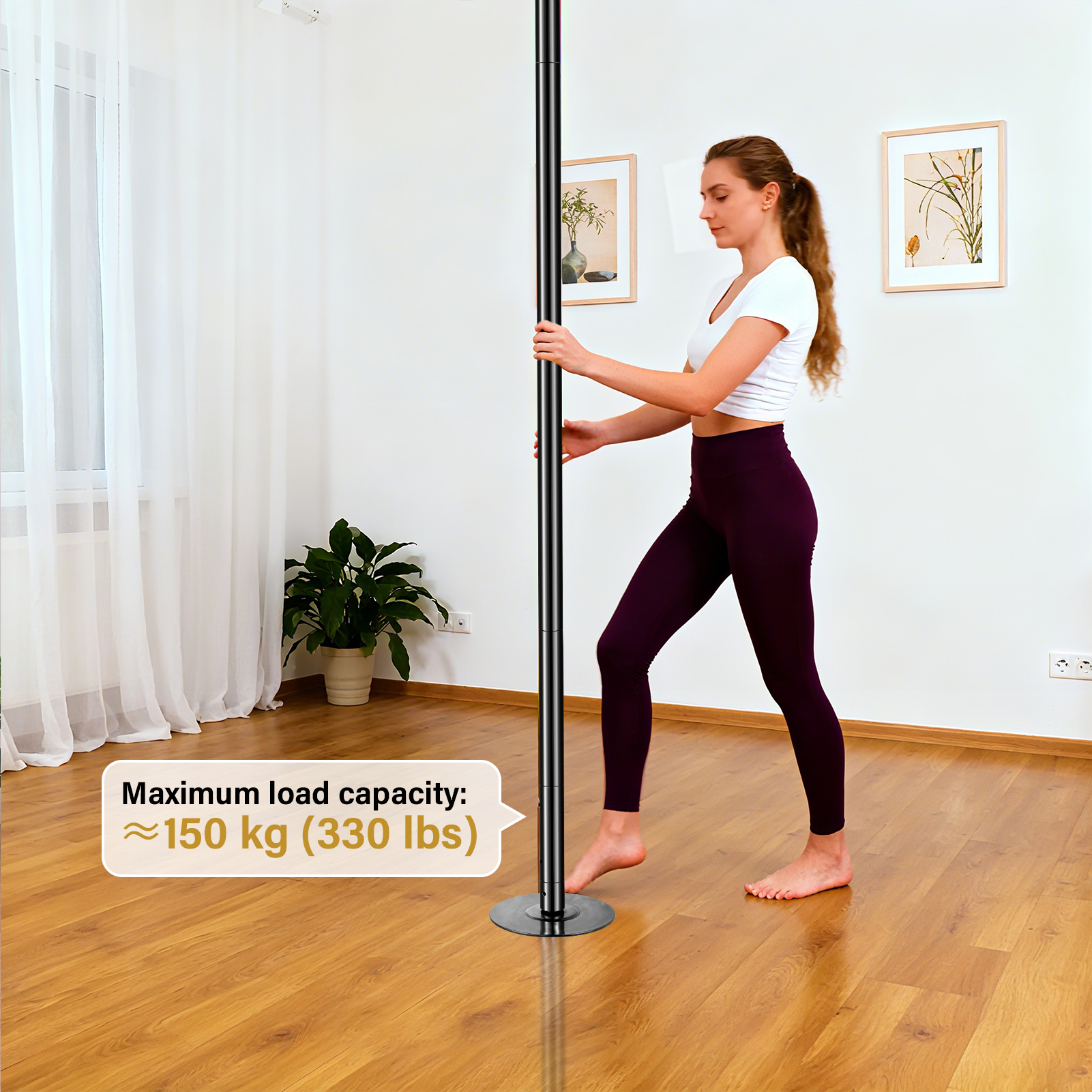 Heavy Duty 45mm Dance Pole for – обзор и цена Home Gym Installation
