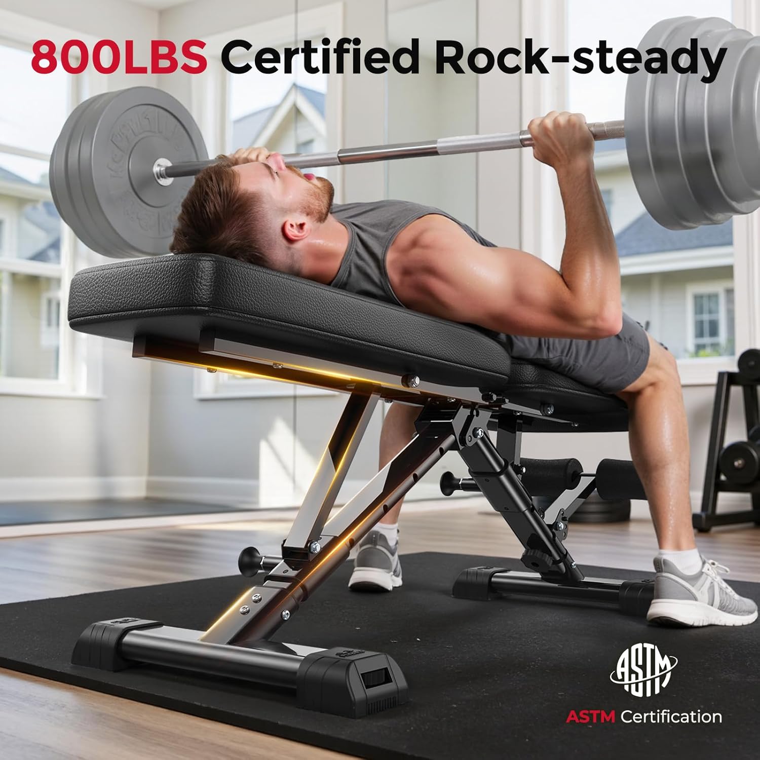 Adjustable Weight Bench 800LBS – обзор и цена Home Gym Usa