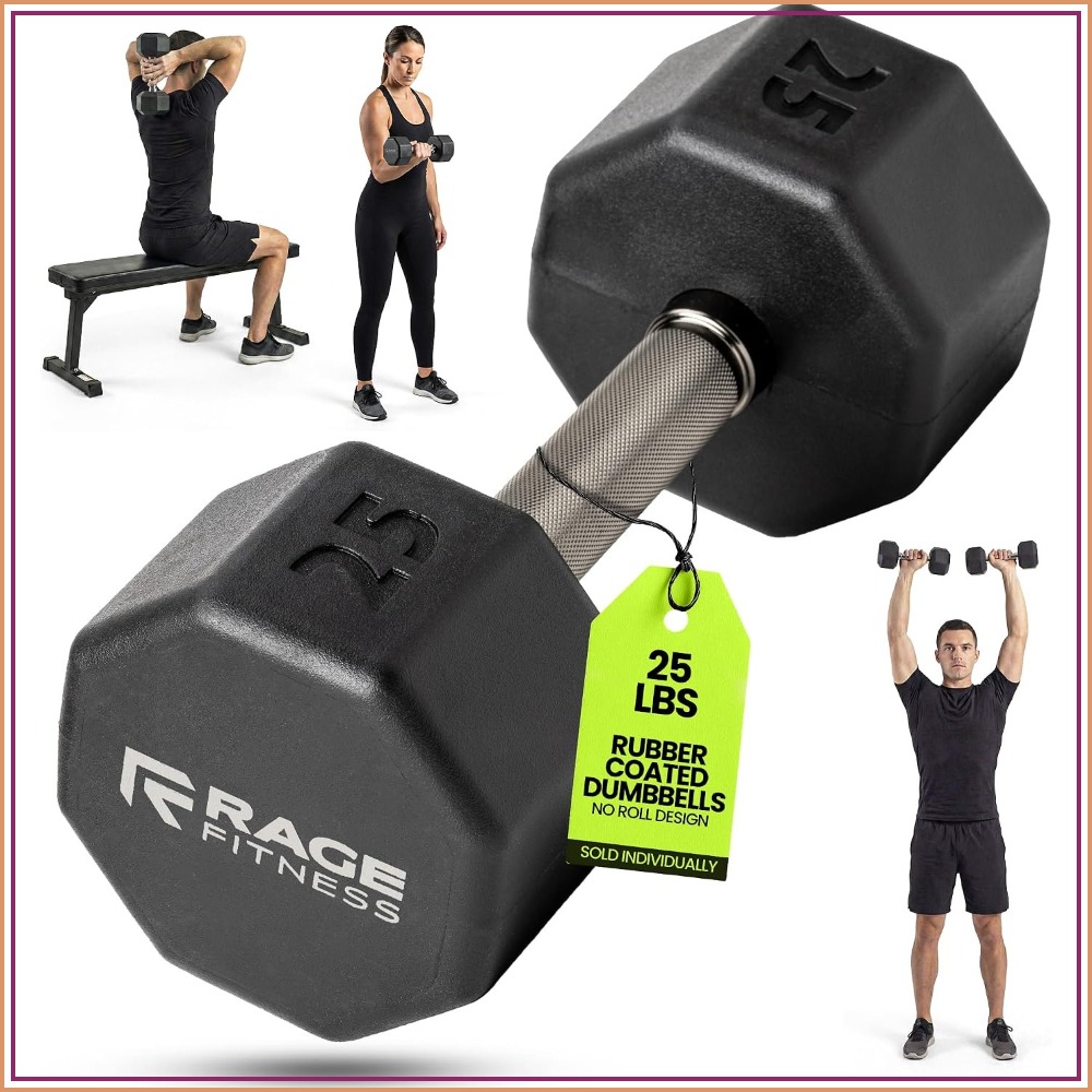 Rubber Coated Dumbbells - No R – обзор и цена Home Gym Usa